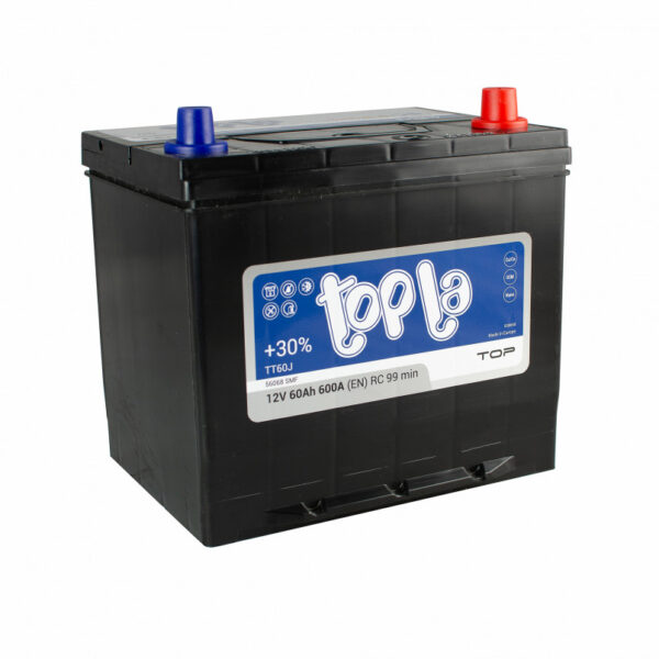 Автомобільний акумулятор Topla TOP Asia 60Ah 600A R+