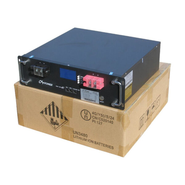 Акумулятор CS Power LiFePO4 51.2V 100AH, LPR48-100, 100A/200A (5120 W*h) (літій-залізо-фосфатний акумулятор для стійки 19''))