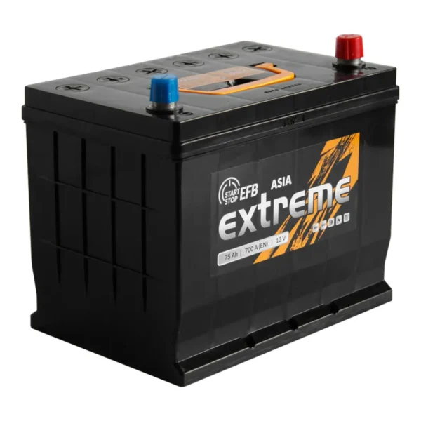 Автомобільний акумулятор EXTREME 75 Аh 700A R+ Азія