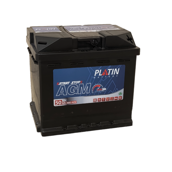 PLATIN AGM 50Ah 480A R+ (L1)