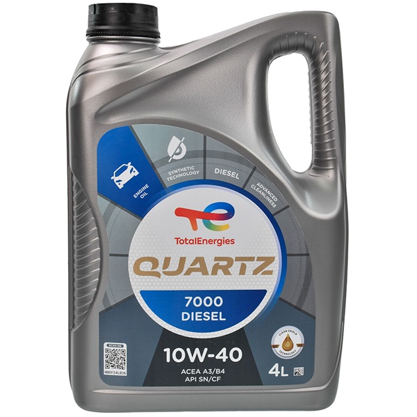 Моторна олива Total Quartz 7000 Diesel 10W-40, 4 л