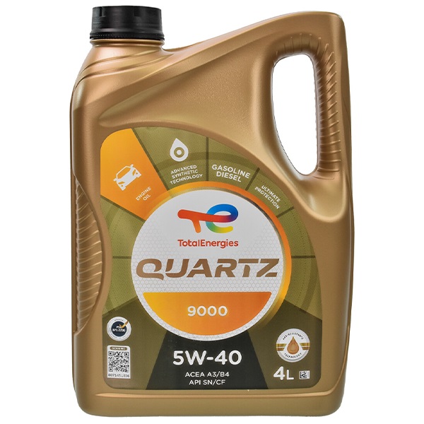 Моторна олива Total Quartz 9000 5W-40, 4 л