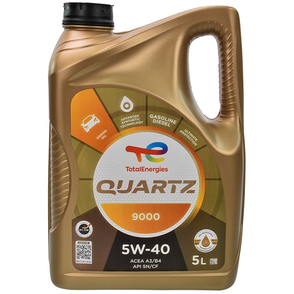Моторна олива Total Quartz 9000 5W-40, 5 л