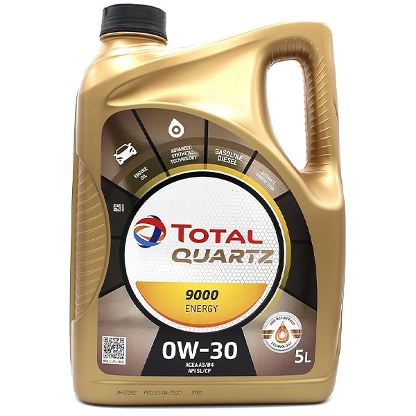 Моторна олива Total Quartz 9000 Energy 0W-30, 5 л