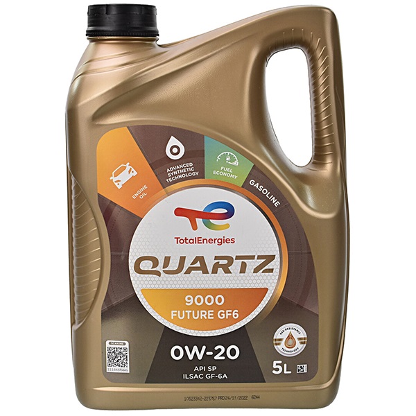 Моторна олива Total Quartz 9000 Future GF6 0W-20, 5 л