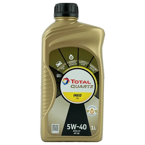 Моторна олива Total Quartz Ineo FGO 5W-40, 1 л