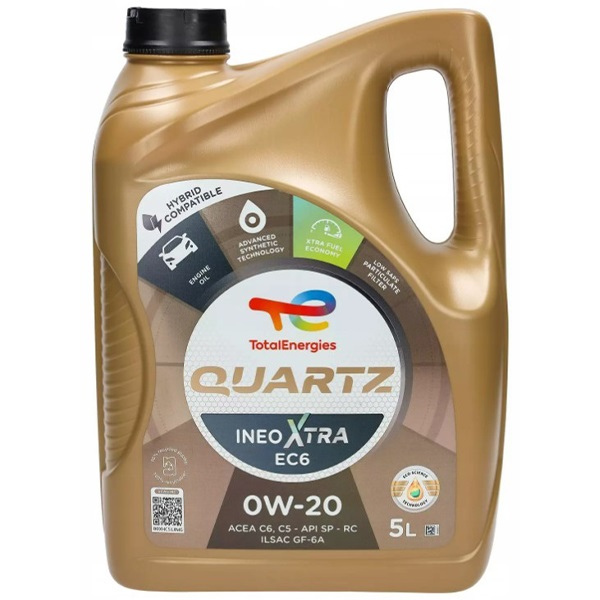Моторна олива Total Quartz Ineo Xtra EC6 0W-20, 5 л