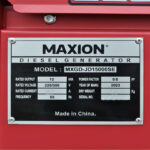 Генератор MAXION безшумний (JD15000SE) дизель 10,5 кВт ручной+електро старт