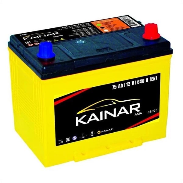 Автомобільний акумулятор Kainar Asia 0703410110 75Ah 640A R+