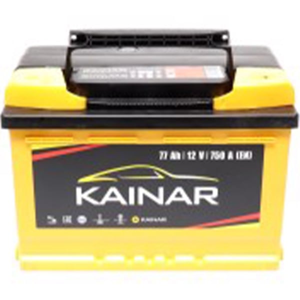 Автомобільний акумулятор Kainar Standart+ 0772610120ЖЧ 77Ah 750A R+