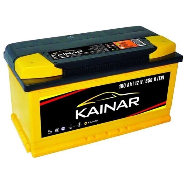 Автомобільний акумулятор Kainar Standart+ 1002610120ЖЧ 100Ah 850A R+
