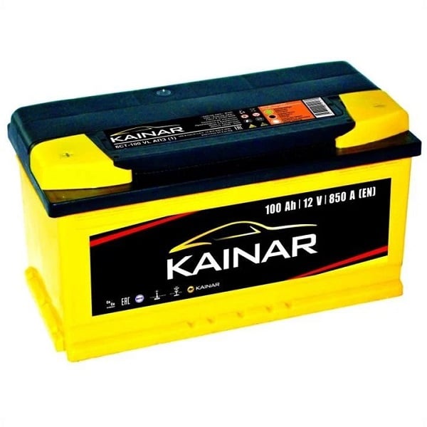 Автомобільний акумулятор Kainar Standart+ 1002611120ЖЧ 100Ah 850A L+