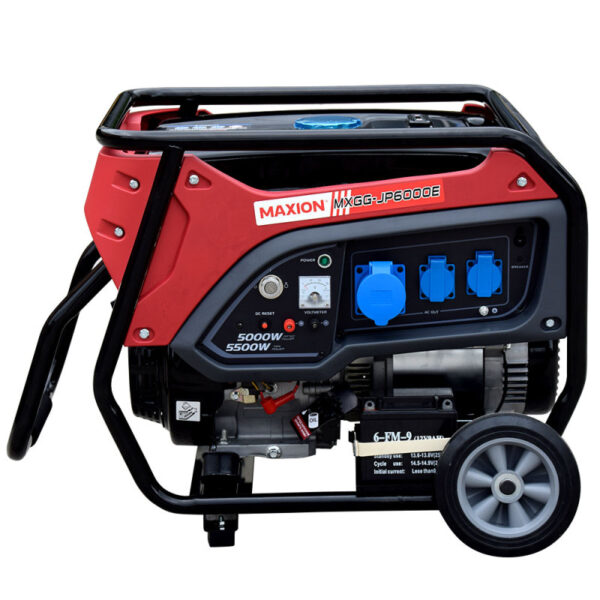Генератор бензиновий MAXION MXGG-JP6000E 5,5 кВт ручний + електро старт, 1 фаза