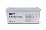 Аккумулятор Must LP15-24100, LiFePO4, 26.6V 100AH, 100A/100A (літій-залізо-фосфатний акумулятор для ДБЖ (UPS))