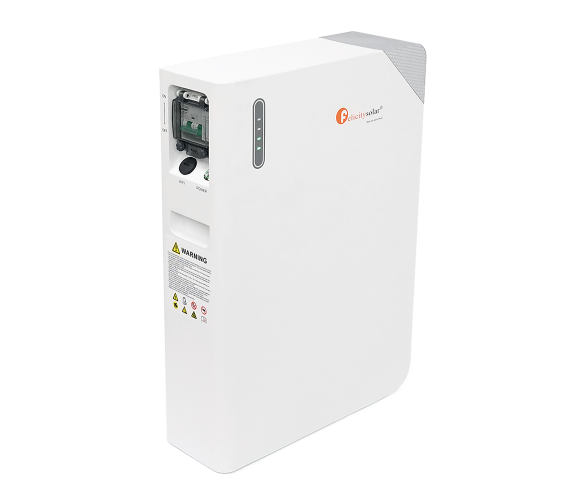 Акумулятор FelicityESS LiFePO4 FLB48100WG1-H (Heating) 51.2V 5.12kWh. BMS 100А, до 32 parallel, CAN/RS485, IP65. 650x450x174 мм. 48.5 кг.